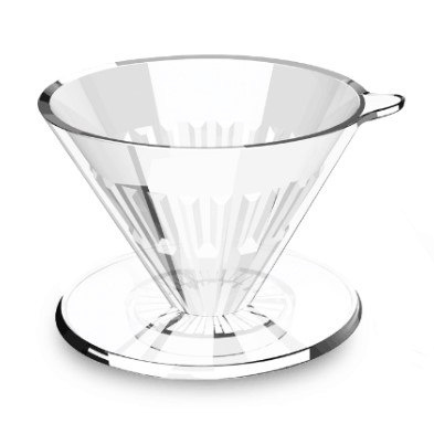 Przezroczysty dripper do zaparzania kawy Timemore Crystal Eye