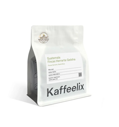 Kaffeelix - Gwatemala Fincas Herrarte, Geisha - 250g