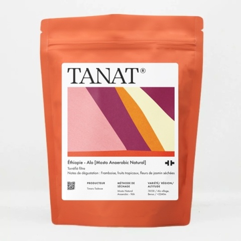 TANAT Coffee - Etiopia Alo, Mosto Anaerobic Natural - 200g