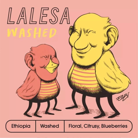 kawa speciality Moklair - Etiopia Lalesa, Washed - 250g