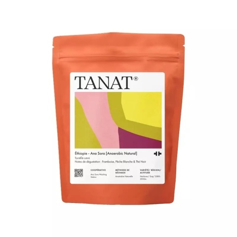 Kawa speciality -TANAT Coffee - Etiopia Ana Sora, Anaerobic Natural - 200g