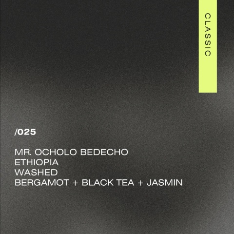 AMOC Coffee - 025 Etiopia, Mr. Ocholo Bedecho, Washed - 240g