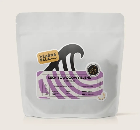 Czarna Fala - Kawa Lekki i Owocowy Blend  Przelew - 250g