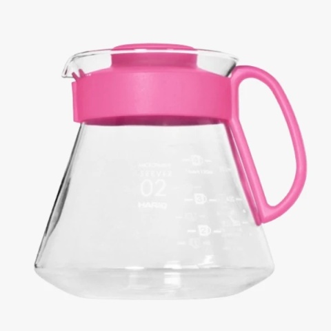 Hario Range Server V60-02 600ml Microwave - Pink