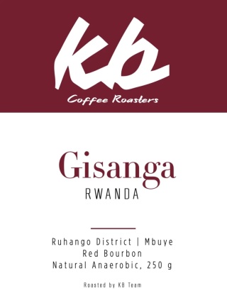 KB Coffee Roasters- Rwanda Gisanga- 250g