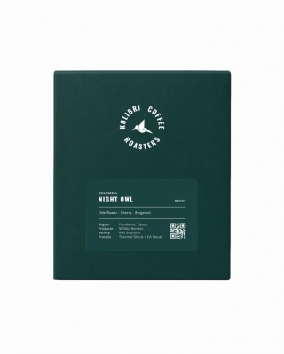 Kolibri Coffee - Kolumbia Night Owl Wilton Benitez, Decaf - 250g