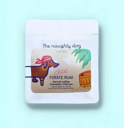 The Naughty Dog - Girl Pirate Rum Barrel, Chiroso - 200g