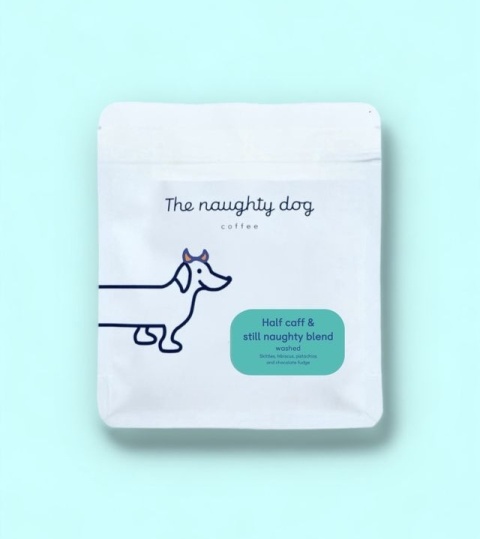 The Naughty Dog - Half Caff & still naughty, blend - 200g