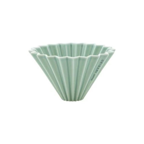 ceramiczny dripper w kolorze zielony mat - rozmiar S