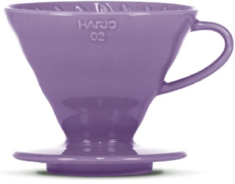 dripper cersmiczny hario kolor fioletowy