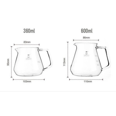 Timemore Coffee Server Black- 360ml