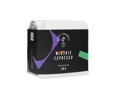 Kawa włoskie epresso mieszanka arabica i robusta z palarni Bracia Ziółkowscy 1kg