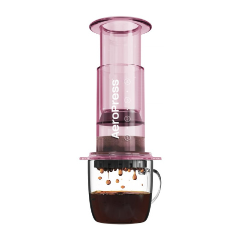 Aeropress clear rozowy tritan produkt usa